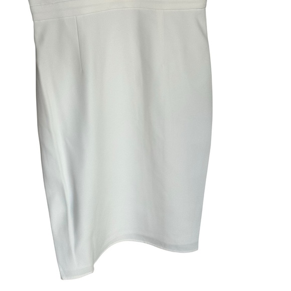 BCBGMAXAZRIA Annalise Dress Off-White Size 2 Cutout Bodycon Cocktail Mini - Picture 5 of 16